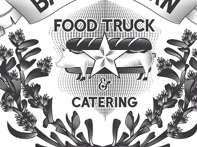 Battle Born Food Truck Illustration & Typography