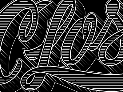 C Los Typography by Peter Francis Laxalt for Commence Studio on Dribbble