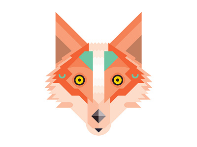 Fox acceptance fox geometry illustration laxalt nevada portrait reno