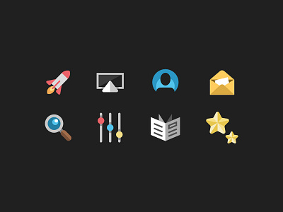 Numerous Sidebar Icons