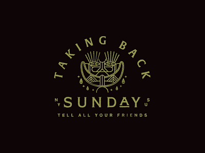 Taking Back Sunday branding emo illustration laxalt lineart linework reno taking back sunday
