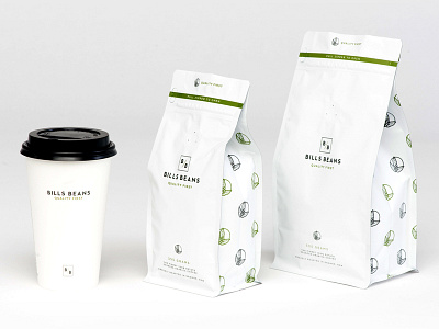 Bills Beans Packaging australia branding coffee family identity packaging pattern reno