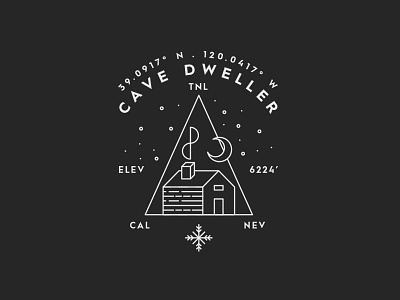 Cave Dweller cabin california cave cold dweller elevation mountains nevada snow tahoe winter