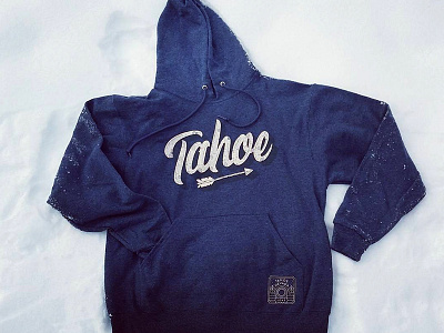 Tahoe Hoodie apparel california handlettering lake tahoe mountains nevada script sierra skiing typography water