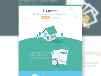 Covered Landing Page