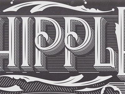 WIP Detail brewery brooklyn distillery hand type lettering linework nevada new york reno science typography victorian