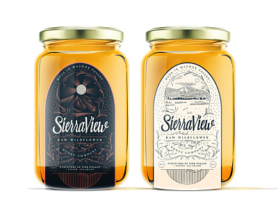 Sierra View Honey Exploration brooklyn filigree honey lettering mountains nevada new york city reno sierra valley view washoe