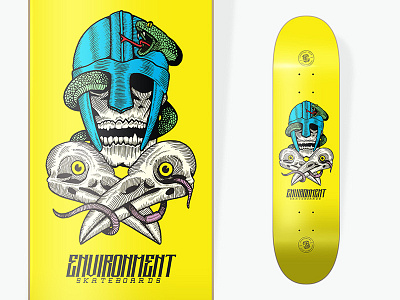 Environment Skateboards - VCJ Tribute brooklyn deck identity nv nyc packaging reno skateboard skateboarding sports vcj