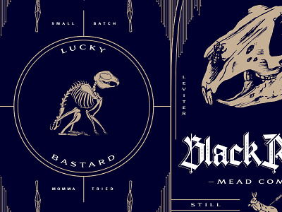 Black Rabbit Mead Co - Alt beer branding brooklyn identity mead nevada nyc packaging rabbit reno wine