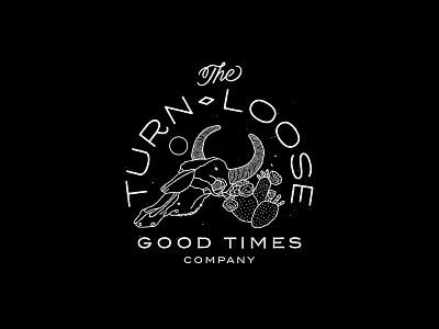 Turn Loose Good Times Co bikes branding brooklyn good times identity illustration linework nevada new york city reno typography