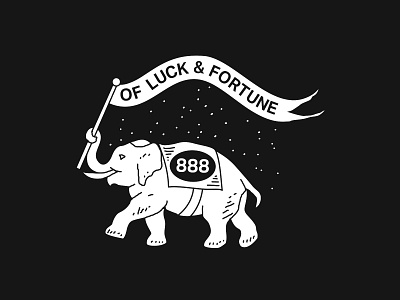 Of Luck & Fortune australia brooklyn elephant fortune illustration linework luck nevada nyc orange reno tea