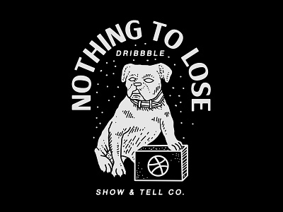 Dribbble: Nothing to Lose basketball box brooklyn claws dog dribbble dribbble ball illustration linework nevada nyc reno show and tell