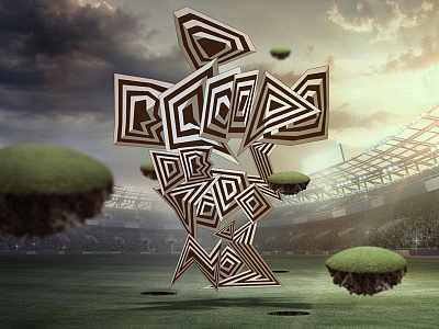 Nike World Cup artist series artwork design illustration nike nike football typography visual design world cup