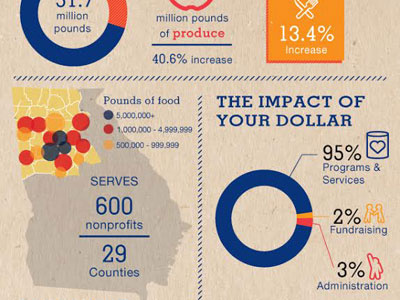 Atlanta Community Foodbank Infographic