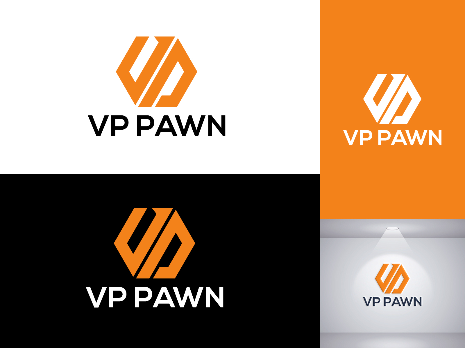 Vp V P Logo Design Vector & Photo (Free Trial) | Bigstock