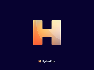 Hydrapay Logo mark abstract brand identity branding branding agency design energy illustrator logo minimal modern solor vector