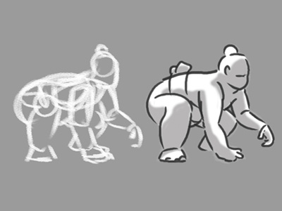 Figure Drawing - Sumo (two)