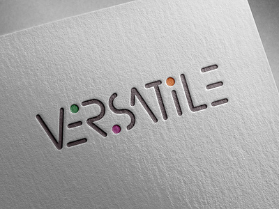 Versatile Logo branding design logo logo design typography