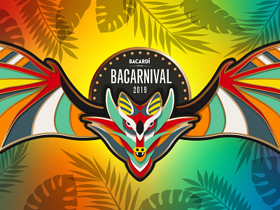 Bacarnival - Festival Identity Design animal brand identity branding branding design design digital illustration drawing festival illustration illustrator logo design symmetry vector vector illustration