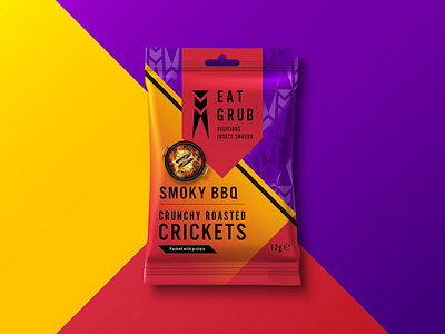 Eat Grub Packaging - Roasted Cricket (BBQ)