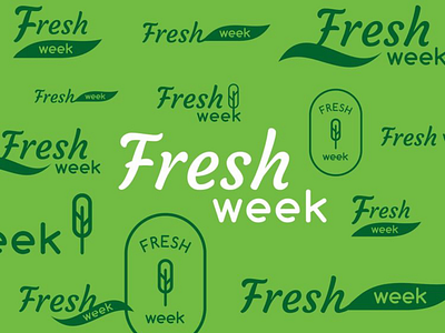 fresh week logo animated animation app appdesign branding design fashion fire icon illustration illustrator landingpage logo mockup motion typography ui ux vector web