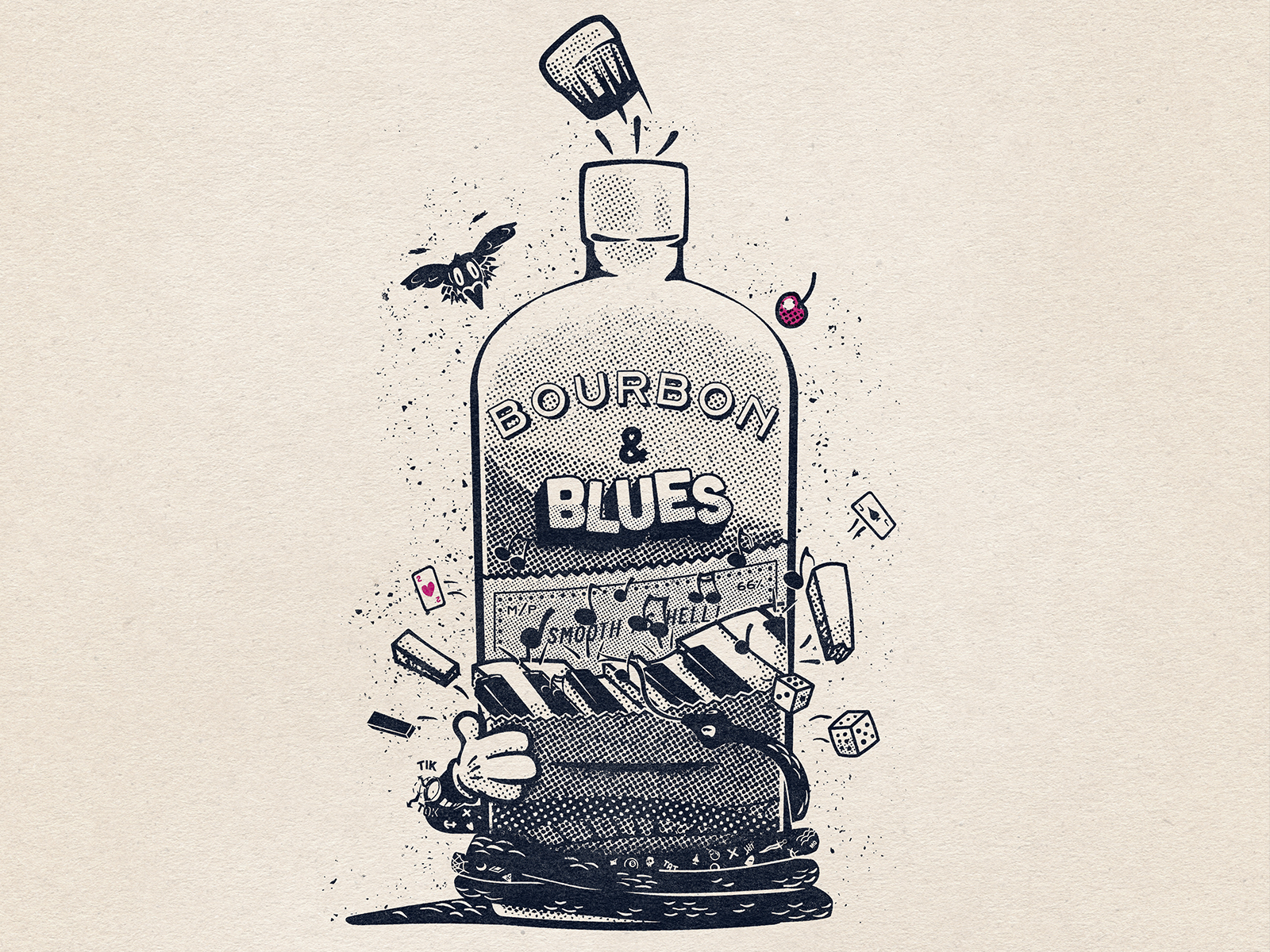 Bourbon & Blues by Vanion Paradis on Dribbble