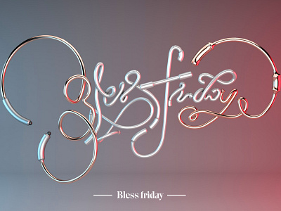 3d typo design illustration typography