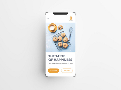 Bakery | Home page design (App design)