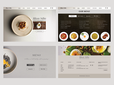 Restaurants web design