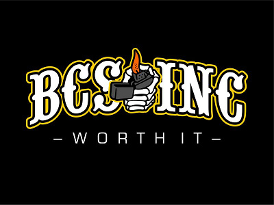 BCS Ink. branding lettering logo