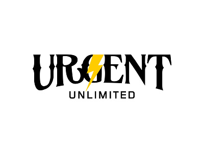 Urgernt Co. Unlimited branding lettering logo