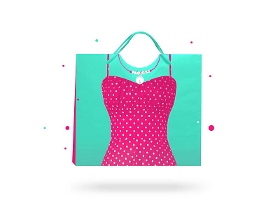 Shopping Bag Concept bag design visualization
