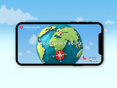 Turkish Airlines — Landing Game App Concept