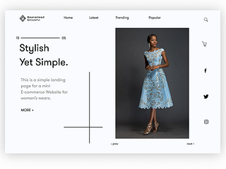 Landing Page by Trust Jamin on Dribbble