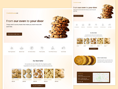 Cookie Landing Page