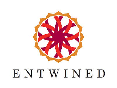 Happy to Dribbble entwined india logo
