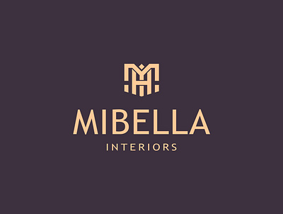Logo for Mibella brand branding design logo logotype typography