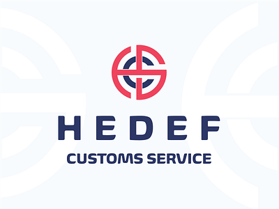 HEDEF Customs Service brand branding design logo logotype