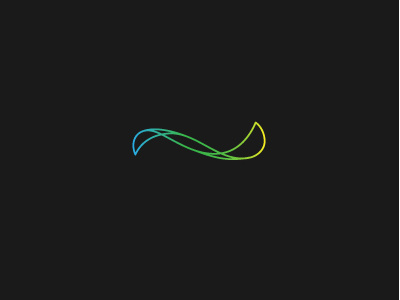 Flow Logo Concept art business concept flow line logo music neon simple