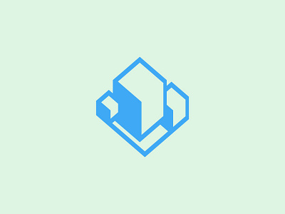Isometric Logo Concept concept design home house illustrator isometric logo modern owner real estate sell simple vector