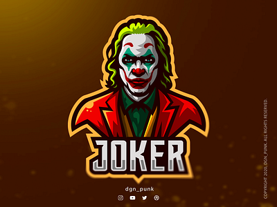 Joker brand branding design game icon logo logos mascot sport ui vector