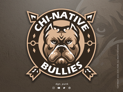 Bully logo art artist artwork brand brand identity branding character characterdesign dog logo dogs game art gaming icon illustration logo logos mascot sport ui vector
