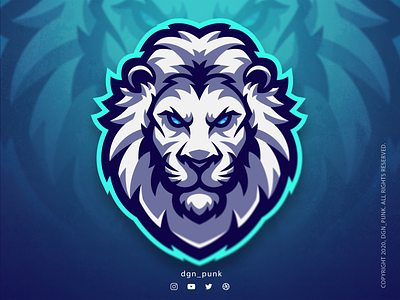 Lion Mascot logo app artwork brand branding characterdesign design esport game gaming illustraion logo logos logotype mascot sports ui vector