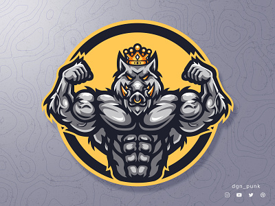 Gym Logo animation brand branding character design graphic design illustration logo mascot sport ui vector