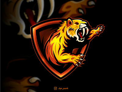 Sabertooth logo concept