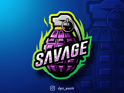 Savage Grenade Logo (client work)