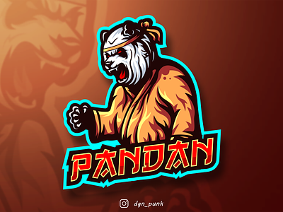 Panda Logo Made for a client name Pandan