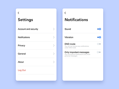 #Daily UI 007-Settings