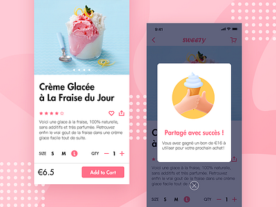 #Daily UI 012-E-Commerce Shop 012 dailyui e commerceshop icecream shop ui