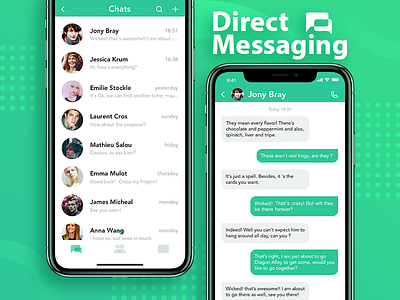 #Daily UI 013-Direct Messaging 013 chats dailyui directmessaging message ui
